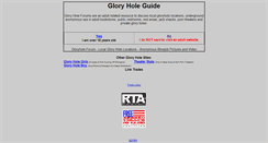Desktop Screenshot of gloryholeguide.com